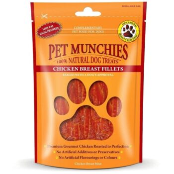 Pet Munchies 100% Natural Chicken Breast Fillets Dog Treats (100g)