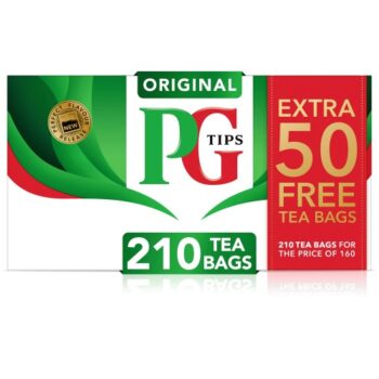 PG Tips 210 Original Black Tea Bags (609g)