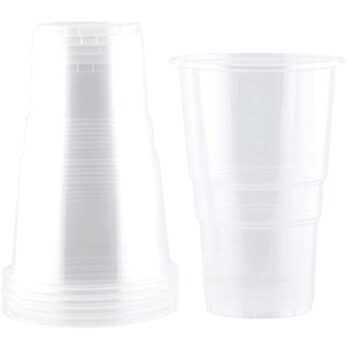 Plastic Cups- White (25Pack 220ml)