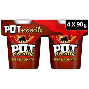 Pot Noodle Beef & Tomato (4 x 360g)
