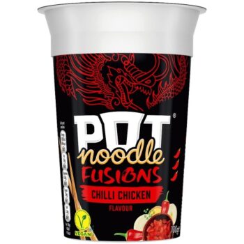 Pot Noodle Fusions Chilli Chicken Instant Snack Noodle (100g)