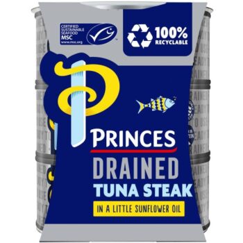 Princes Drained Tuna Steak In Sunflower Oil3x110g (3 x 110g)