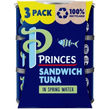 Princes Sandwich Tuna in Spring Water (3 x 140g)