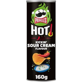 Pringles Hot Kickin Sour Cream Sharing Crisps (160g)