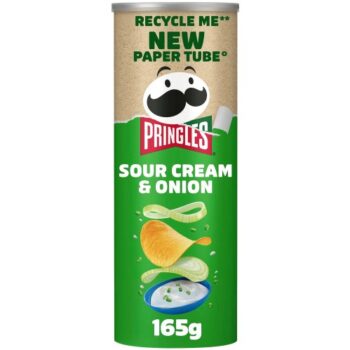 Pringles Sour Cream & Onion Sharing Crisps (165g)
