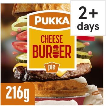 Pukka Cheese Burger Pie