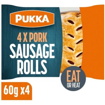Pukka Pork Sausage Rolls (4)