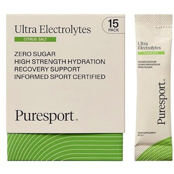 Puresport Ultra Electrolytes Citrus Salt 15 Sachets (6.7g)