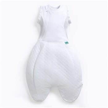 Purflo Swaddle To Sleep Bag 2.5 Tog Soft White