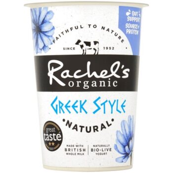 Rachel's Organic Stirred Greek Style Natural Yoghurt (450g)