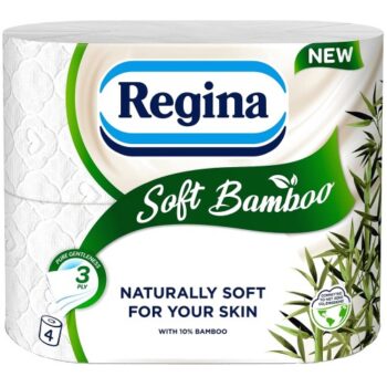 Regina Soft Bamboo Toilet Paper 4 Rolls
