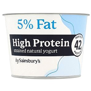 Sainsbury's 5% Strained Natural Big Pot (450g)