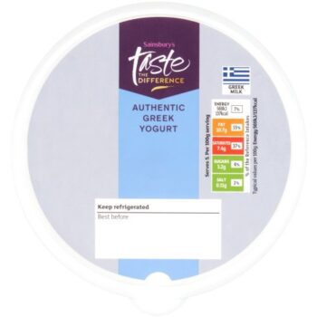 Sainsbury's Authentic Greek Yogurt Taste the Difference (500g)