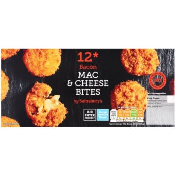 Sainsbury's Bacon Macaroni & Cheese Bites (12 x 240g)