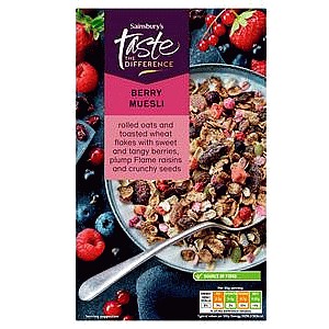 Sainsbury's Berry Muesli Taste the Difference (500g)