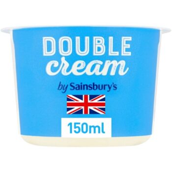 Sainsbury's British Double Cream (150ml)