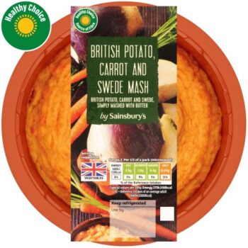 Sainsbury's Carrot & Swede Mash (400g)
