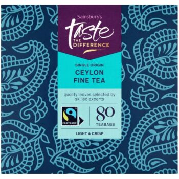 Sainsbury's Ceylon Tea Bags Taste the Difference (80)