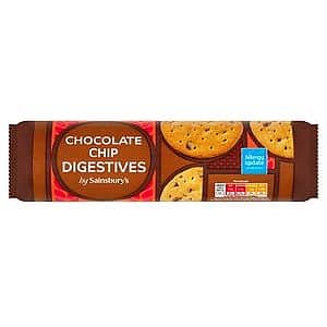 Sainsbury's Chocolate Chip Digestives (400g)