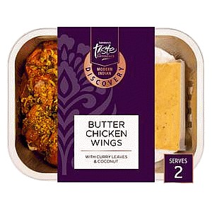 Sainsbury's Discovery Butter Chicken Wings Taste the Difference (302g)