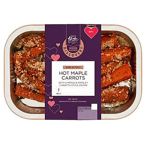 Sainsbury's Discovery Hot Maple Carrots with Parsley & Maple Syrup Breadcrumb Taste the Difference (300g)