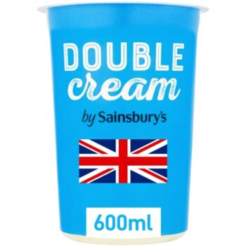 Sainsbury's Double Cream (600ml)