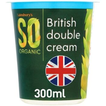 Sainsbury's Double Cream SO Organic (300ml)