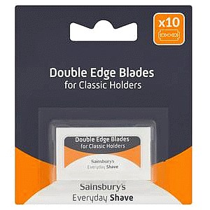 Sainsbury's Everyday Double Edge Blades (10)