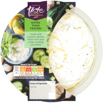 Sainsbury's Extra Thick Tzatziki Taste the Difference (170g)