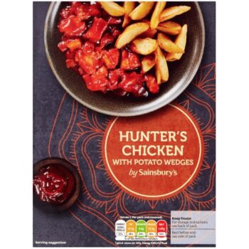 Sainsbury's Hunter's Chicken & Potato Wedges Ready Meal For 1 (400g)