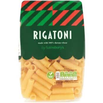 Sainsbury's Italian Rigatoni Tubes Pasta (500g)
