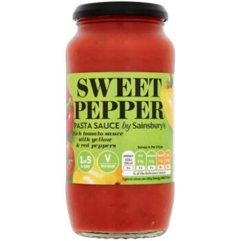 Sainsbury's Pasta Sauce Sweet Pepper (500g)