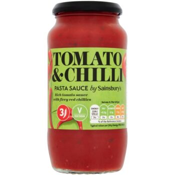 Sainsbury's Pasta Sauce Tomato & Chilli (500g)