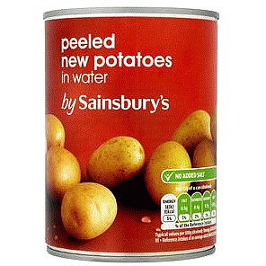 Sainsbury's Peeled New Potatoes In Water (360g*) (560g)