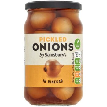 Sainsbury's Pickled Onions in Vinegar (200g*) (440g)