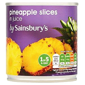 Sainsbury's Pineapple Slices in Juice (425g)