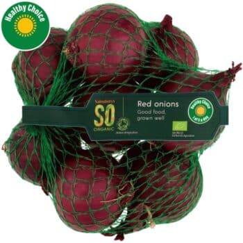 Sainsbury's Red Onions SO Organic (500g)