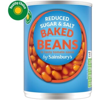 Sainsbury's Reduced Sugar & Salt Baked Beans In Tomato Sauce (400g)