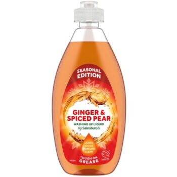 Sainsbury's Seasonal Edition Ginger & Spiced Pear Washing Up Liquid (500ml)