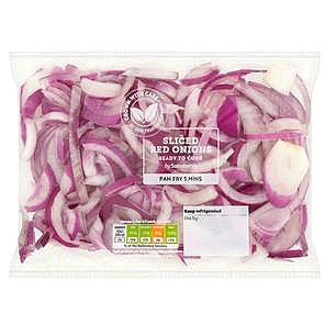 Sainsbury's Sliced Red Onions Inspired to Cook (150g)