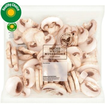 Sainsbury's Sliced White Mushrooms (250g)