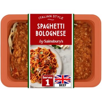Sainsbury's Spaghetti Bolognese Ready Meal For 1 (400g)