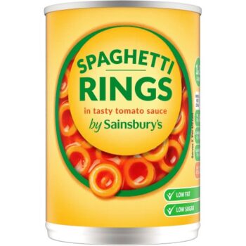 Sainsbury's Spaghetti Rings In Tomato Sauce (400g)