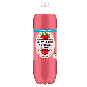 Sainsbury's Strawberries & Cream Bottle (2 Litre)