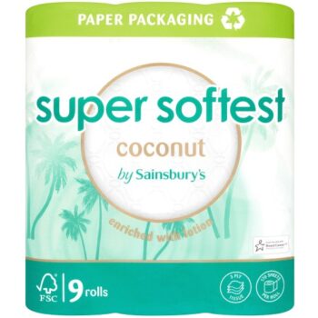 Sainsbury's Super Soft Coconut Toilet Roll (9)