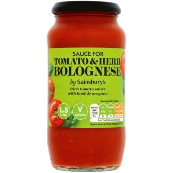 Sainsbury's Tomato & Herb Bolognese Pasta Sauce (500g)