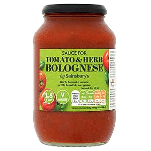 Sainsbury's Tomato & Herb Pasta Sauce (700g)