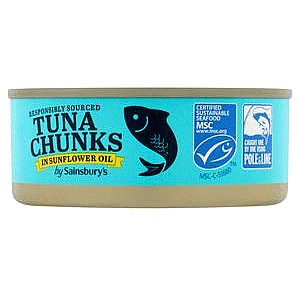 Sainsbury's Tuna Chunks in Sunflower Oil (145g)