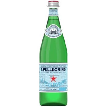 San Pellegrino Sparkling Natural Mineral Water Glass (750ml)
