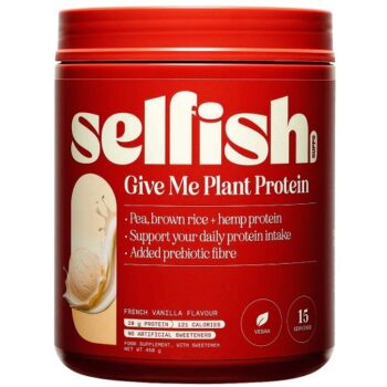 Selfish Supps Give Me Plant Protein Vanilla Flavour (450g)